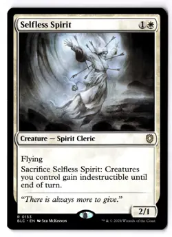 Selfless Spirit 153 Commander: Bloomburrow NM 1 - Image 1