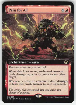 Pain for All (Extended Art) Edge of Eternities 337 R NM - Image 1