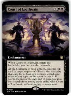 MTG - Court of Locthwain (Extended Art) 31 - Commander: Wilds of Eldraine NM - Image 1