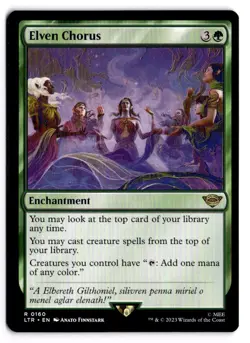 MTG - Elven Chorus 160 - Universes Beyond: The Lord of the Rings - Image 1