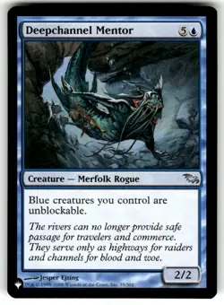MTG - Deepchannel Mentor 35/301 - The List Reprints NM - Image 1
