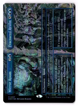 Mirror Room // Fractured Realm (Borderless) Foil 337 M Duskmourn - Image 1
