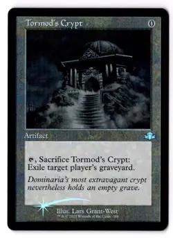 Tormod's Crypt (Retro Frame) Foil 388 U Dominaria Remastered Near Mint - Image 1