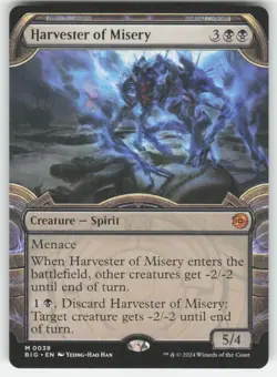 Harvester of Misery (Showcase) 39 Outlaws of Thunder Junction: The Big Score NM - Image 1