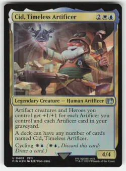 Cid, Timeless Artificer (0408) 408 FINAL FANTASY NM FOIL - Image 1