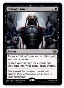 Diabolic Intent 89 The Brothers' War NM - Image 1