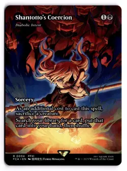 Shantotto's Coercion - Diabolic Intent (Showcase) 34 FINAL FANTASY NM 1 - Image 1