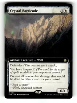 Crystal Barricade (Extended Art) Foundations 444 Near Mint - Image 1