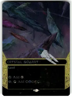 Crystal Quarry (Borderless) (Galaxy Foil) Edge of Eternities: Stellar NM - Image 1