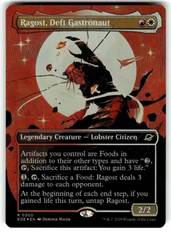 Ragost, Deft Gastronaut (Borderless) Edge of Eternities 300 NM FOIL - Image 1