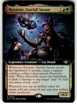 MTG - Roxanne, Starfall Savant (Extended Art) 362 - Outlaws of Thunder Junction - Image 1