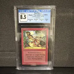 MTG Beta Earthbind CGC 8.5 Quad+ NM/Mint+ (Mint surface) 1993 - Image 1