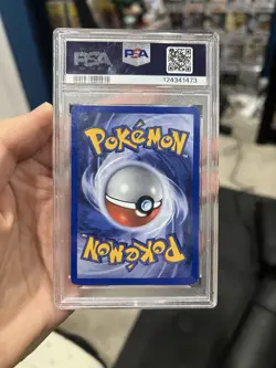 Pokemon Pikachu Holo Pop Series 5 Inverted Back PSA 5 12/17 NM - Image 2