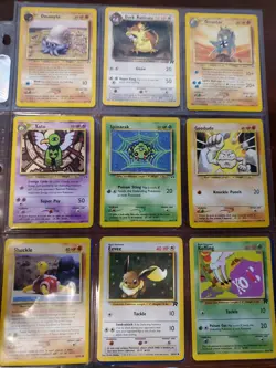 54 card Pokemon Card Lot Base Jungle Fossil Rocket Neo WOTC collection - Image 3