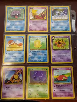 54 card Pokemon Card Lot Base Jungle Fossil Rocket Neo WOTC collection - Image 4