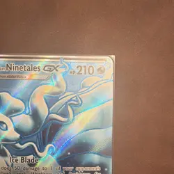 Pokemon TCG Alolan Ninetales GX 132/145 Guardians Rising Full Art Ultra Rare Ho. - Image 5