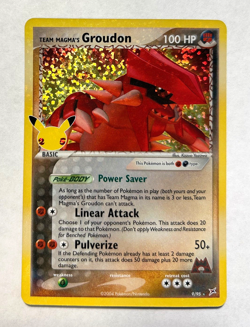 Pokemon CELEBRATIONS - TEAM MAGMA'S GROUDON - Classic Collection - 9/95 - NM - Image 1