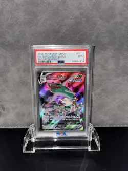Pokemon Silver Tempest Rayquaza VMAX TG20/TG30 Ultra Rare Holo - PSA 9 - Image 1