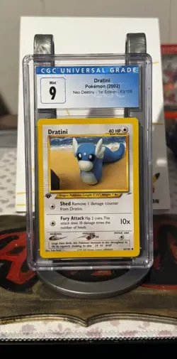 Dratini Neo Destiny 1st Edition 63/105 Graded CGC 9 Pokemon TCG Fast Shipping - Image 1