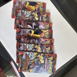 Pokemon TCG Destined Rivals Booster Packs Lot Of 7 Factory Sealed! - Image 1