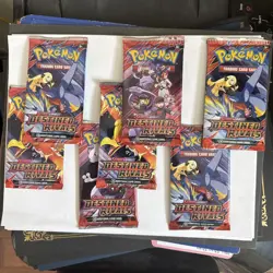 Pokemon TCG Destined Rivals Booster Packs Lot Of 7 Factory Sealed! - Image 3