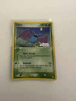 Pokemon Zubat 82/109 Team Rocket Returns Reverse Holo English Common 2004 - Image 1