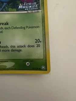 Pokemon Zubat 82/109 Team Rocket Returns Reverse Holo English Common 2004 - Image 5