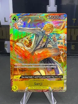 One Piece TCG Sanji ALT ART OP04-104 SR Kingdoms of Intrigue English - Image 1