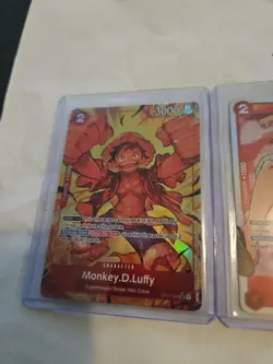 One Piece Monkey.D.Luffy OP01-024 & Alternate Art OP01-024 Premium Booster Deal - Image 2
