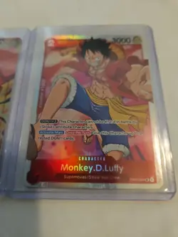 One Piece Monkey.D.Luffy OP01-024 & Alternate Art OP01-024 Premium Booster Deal - Image 5