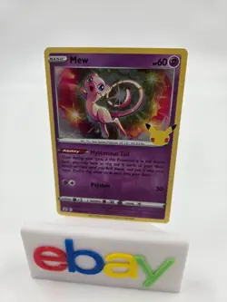 Mew 11/25 2021 Pokemon Celebrations Rare Holo - Image 1