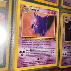 Pokemon TCG Gengar LP 20/62 Fossil Set Non Holo Rare Unlimited 1999 WOTC - Image 4