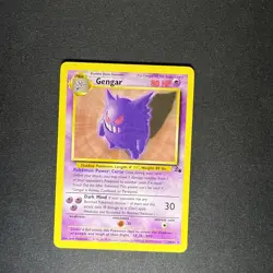 Pokemon TCG Gengar 20/62 Fossil Set Non Holo Rare Unlimited 1999 WOTC LP+ - Image 1