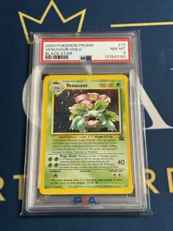 2000 pokemon promo black star 13 venusaur-holo PSA 8 - Image 1
