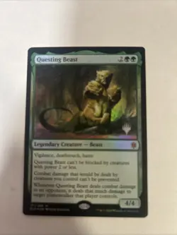 Questing Beast -Foil Near Mint MTG Throne of Eldraine - Image 1