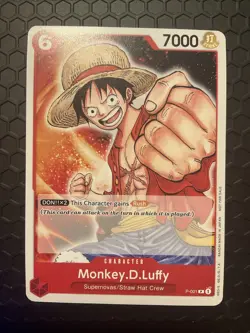 Monkey.D.Luffy (Promotion Pack 2022) P-001 One Piece Promotion Cards Pre errata - Image 1