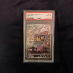 PSA 10 GEM MINT Pikachu SV2a 151 Japanese Art Rare Holo Pokemon 173/165 - Image 1