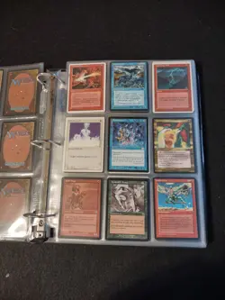 Binder Older Magic The Gathering Cards, The Dark - Marcadian Masks 35 Pages Full - Image 2
