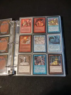 Binder Older Magic The Gathering Cards, The Dark - Marcadian Masks 35 Pages Full - Image 3