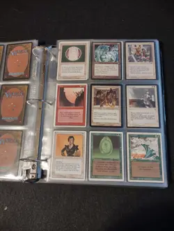 Binder Older Magic The Gathering Cards, The Dark - Marcadian Masks 35 Pages Full - Image 5