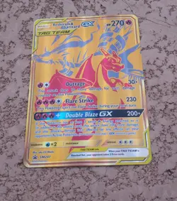 RESHIRAM & CHARIZARD Jumbo Card Foil Full Art POKEMON Black Star Promo SM247 - Image 1