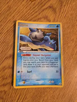 Lapras 8/92 EX Legend Maker Holo Rare Pokemon trading card TCG - Image 1