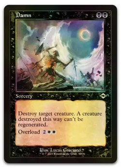 Damn (Retro Frame) (Foil Etched) #396 (NM) Modern Horizons 2 MH2 Magic MTG - Image 1