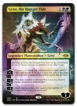 Grist, the Hunger Tide (Borderless) #306 (Foil) NM Modern Horizons 2 Magic MTG - Image 1
