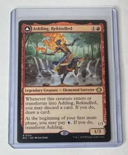 Ashling, Rekindled / Ashling, Rimebound #124 Lorwyn Eclipsed Rare MTG NM/M - Image 1