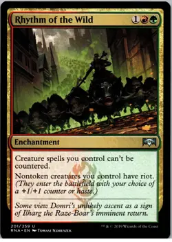 Rhythm of the Wild - U - Ravnica Allegiance - 201 - NM - Normal - Image 1