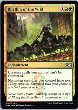 Rhythm of the Wild U Ravnica Allegiance 201 LP Magic - Image 1