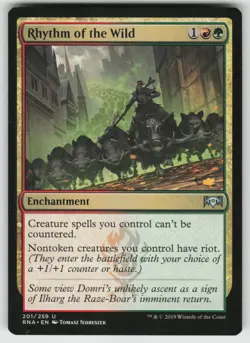 MTG Rhythm of the Wild Normal Ravnica Allegiance # 201 NM - Image 1