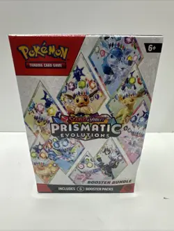 Pokemon Scarlet And Violet Prismatic Evolutions Booster Bundle Factory Sealed - Image 1