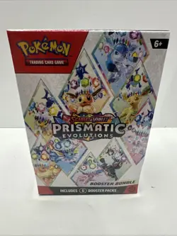 Pokemon Scarlet And Violet Prismatic Evolutions Booster Bundle Factory Sealed - Image 4